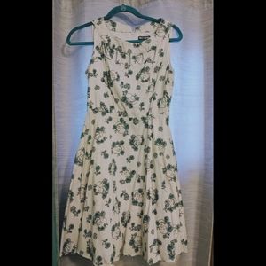 Foral skull dress